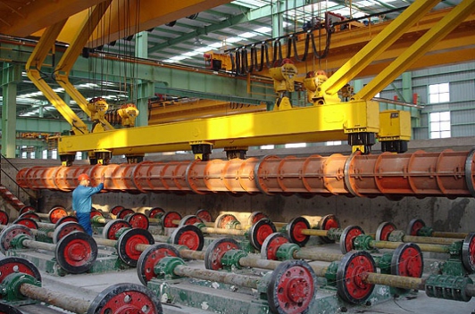 國內(nèi)自動(dòng)化管樁生產(chǎn)的配置情況與說明